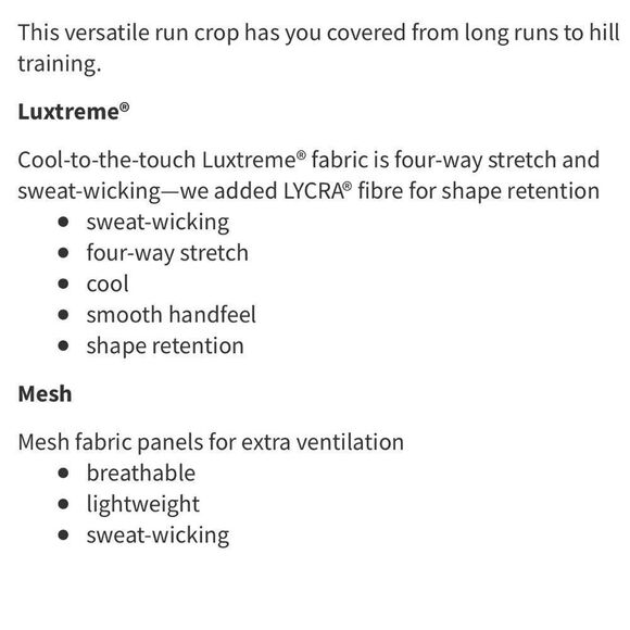 Lululemon Pace Rival Crop Legging in Freckle Flower Black White - Picture 10 of 10